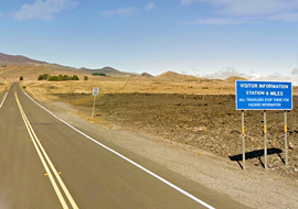 Start of Mauna Kea Access Road
